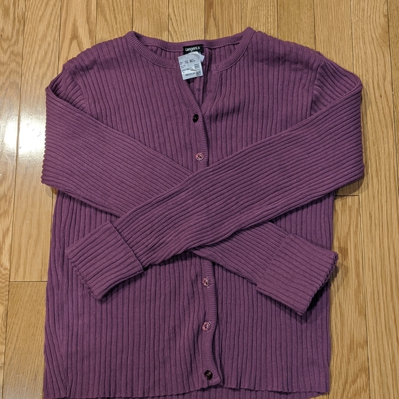 Langents women's size 8-10 button down sweater. - Picture 3 of 7